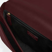DeMellier The Vancouver burgundy smooth