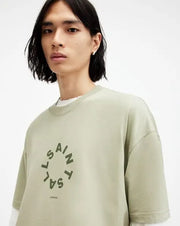 ALL SAINTS TIERRA SS CREW HERB GREEN