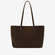 DeMellier The Tokyo Tote mocha suede & mocha smooth