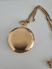 Omega Grand Prix Paris 1900 Taschenuhr aus Gold