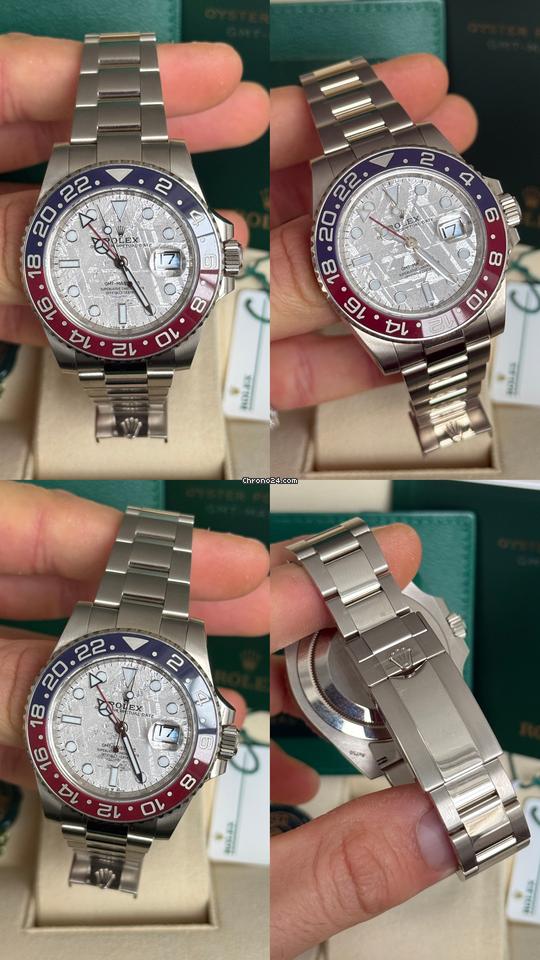 Rolex | GMT-Master II | 126719BLRO | White gold | 40 mm | White gold | Grey | Automatic
