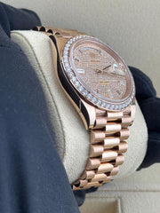 Rolex | Day-Date | 228345RBR | Rose gold | 40 x 48 mm | Rose gold | Gold (solid) | Automatic
