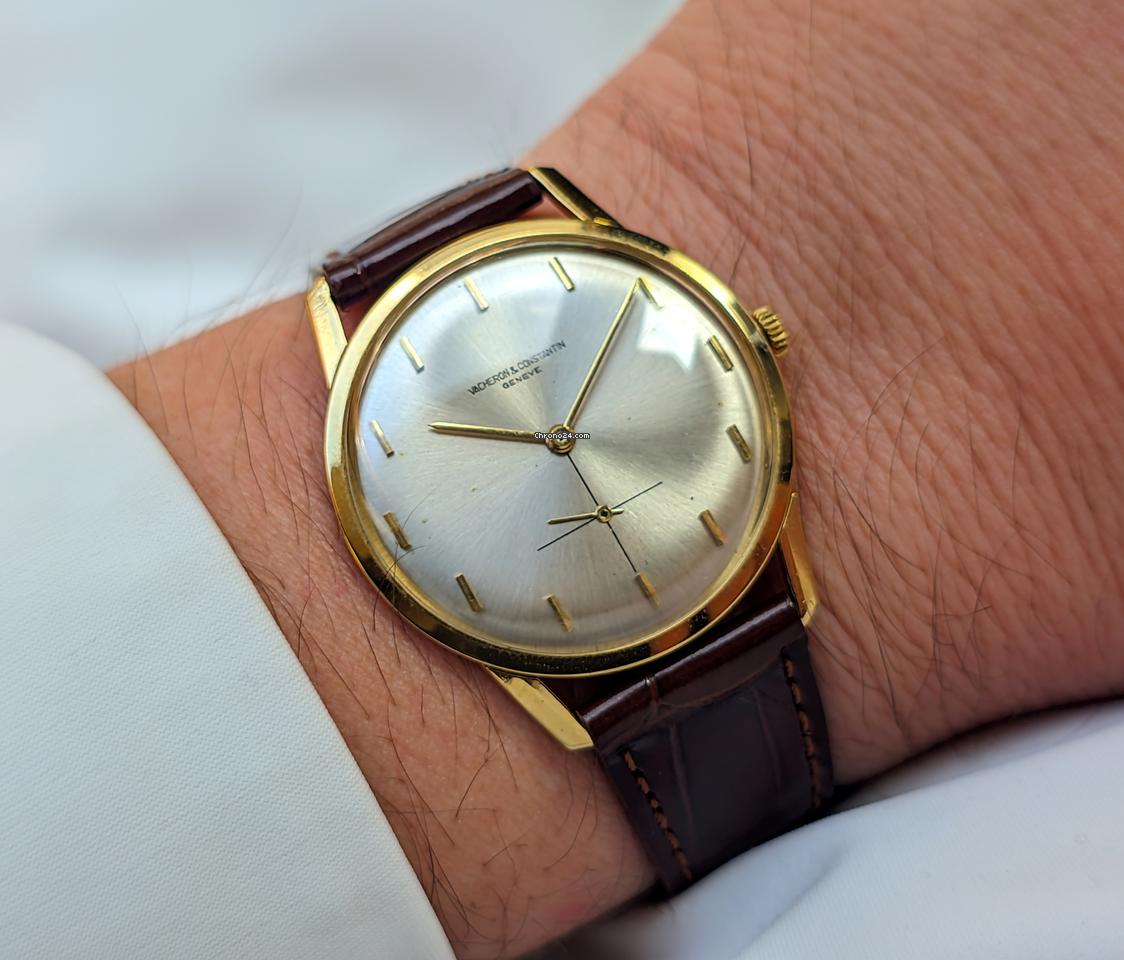 Vacheron Constantin Patrimony 6456 Gold 18kt 0.750 Jumbo Like New Overseas