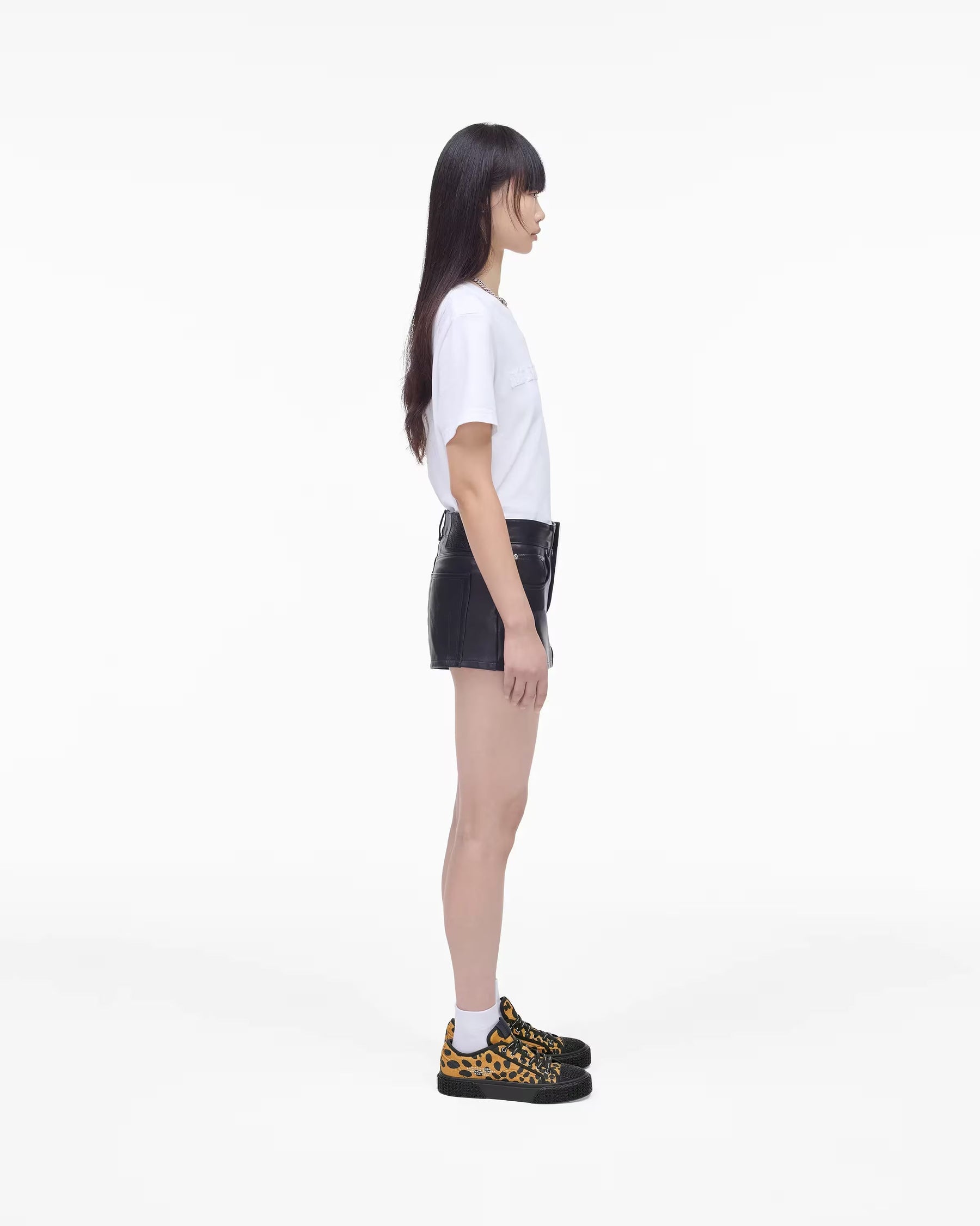 Marc Jacobs Marc Jacobs The Printed Canvas Sneaker Black Multi Black Multi
