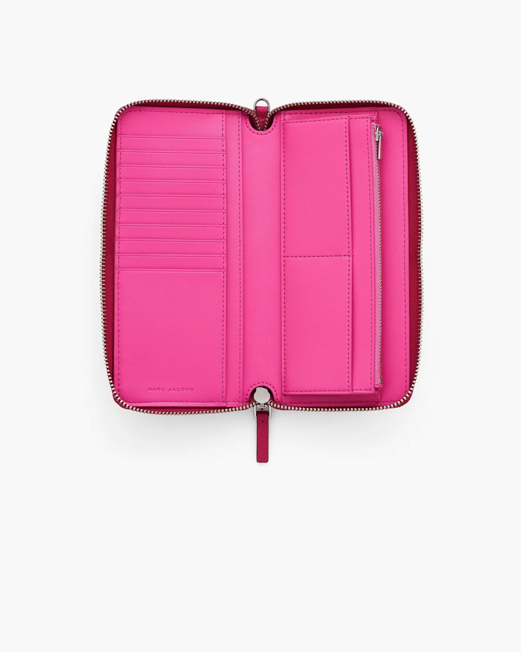 Marc Jacobs Marc Jacobs The Leather Continental Wallet Raspberry Pink Raspberry Pink