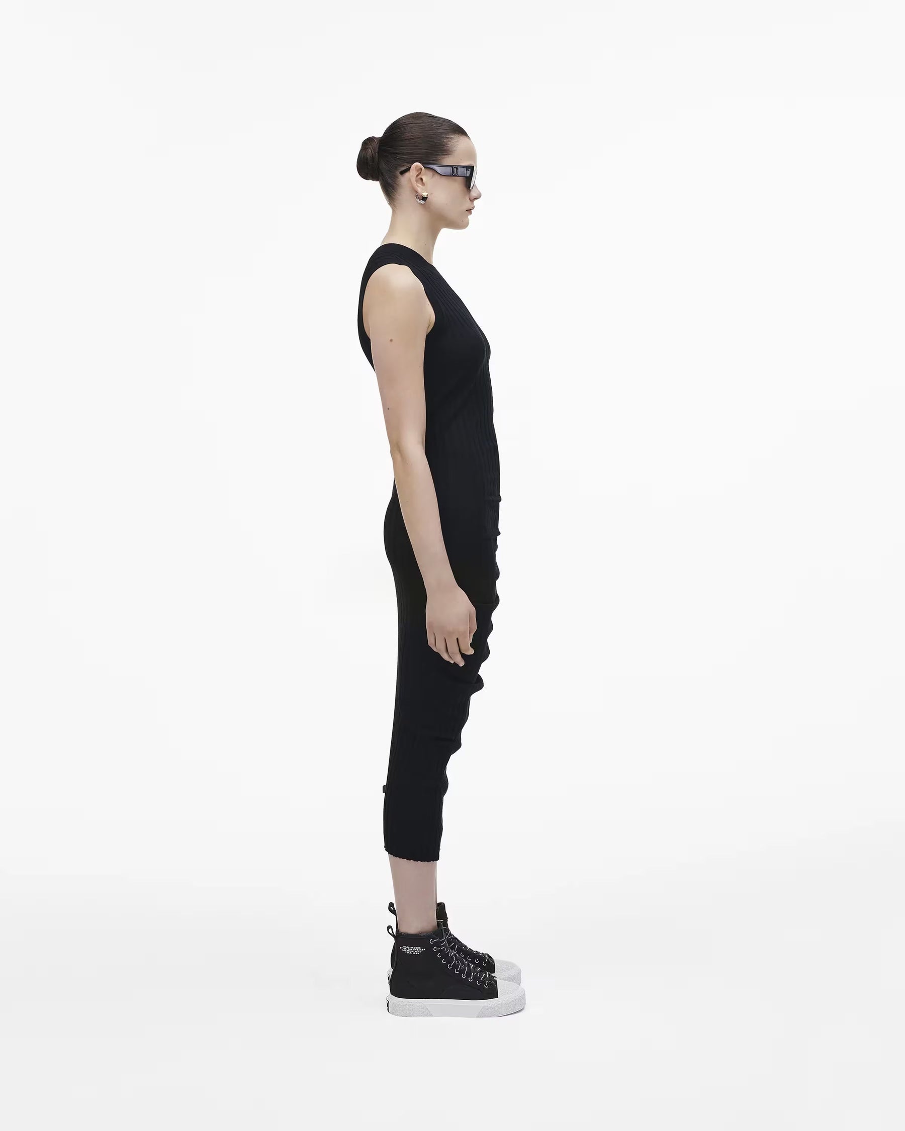 Marc Jacobs Marc Jacobs The High Top Sneaker Black Black