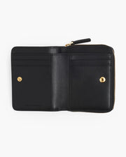 Marc Jacobs Marc Jacobs The Leather Mini Compact Wallet Black Black