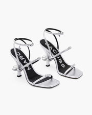 Marc Jacobs Marc Jacobs The Metallic Leather Daisy Heel Silver Silver