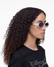 Marc Jacobs Marc Jacobs The Classic Logo Round Sunglasses Silver Silver