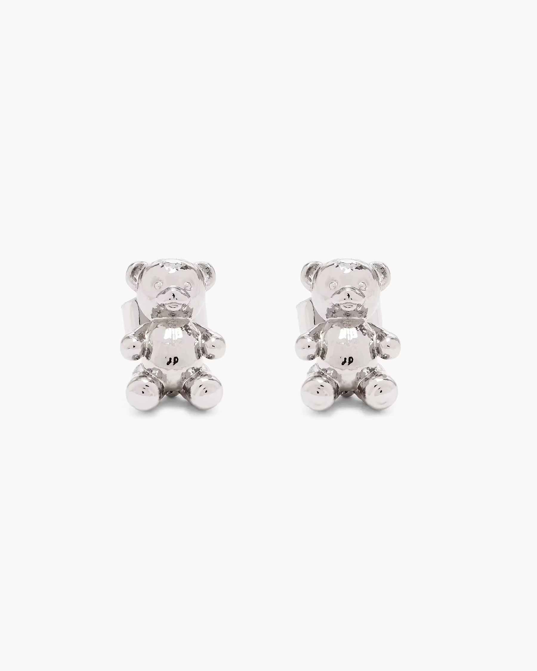 Marc Jacobs Marc Jacobs The Teddy Bear Stud Earrings Light Antique Silver Light Antique Silver