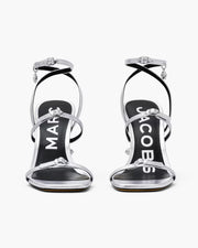 Marc Jacobs Marc Jacobs The Metallic Leather Daisy Heel Silver Silver
