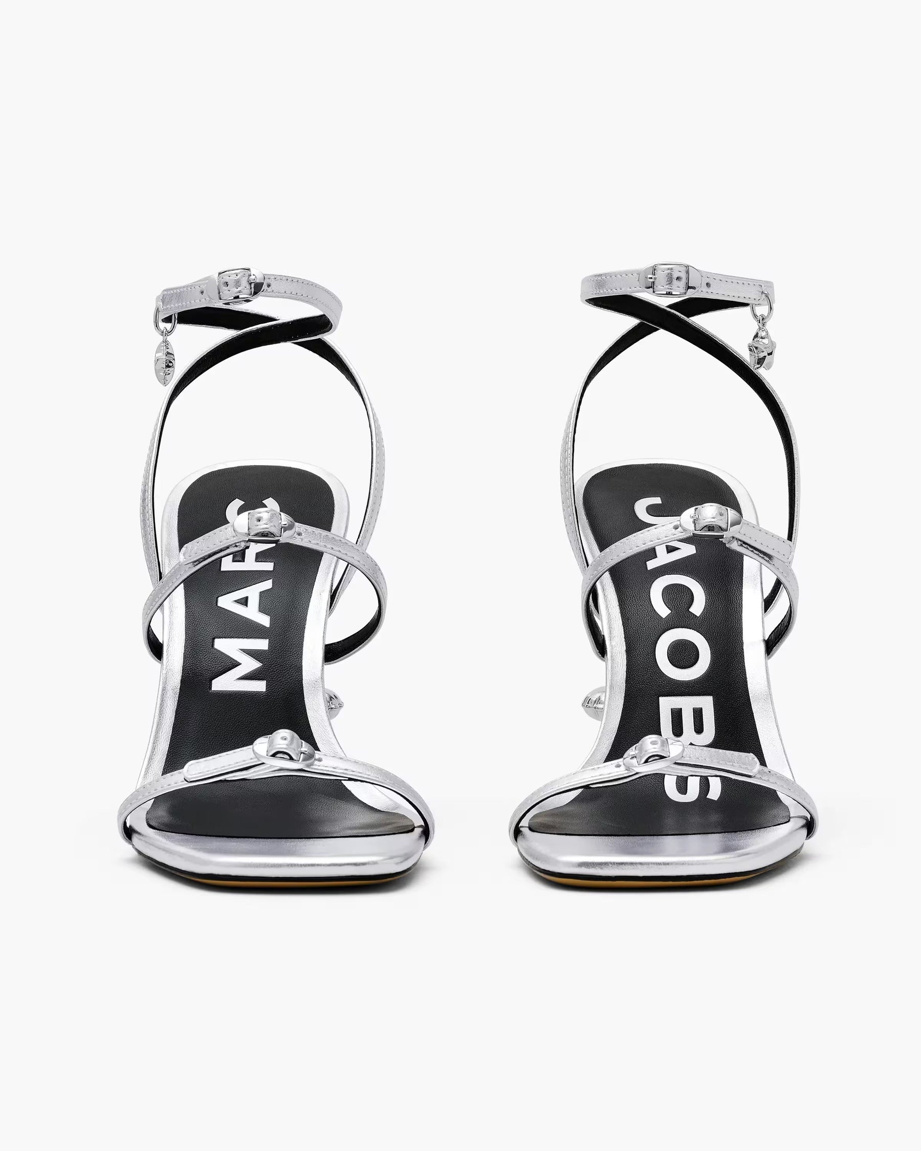 Marc Jacobs Marc Jacobs The Metallic Leather Daisy Heel Silver Silver