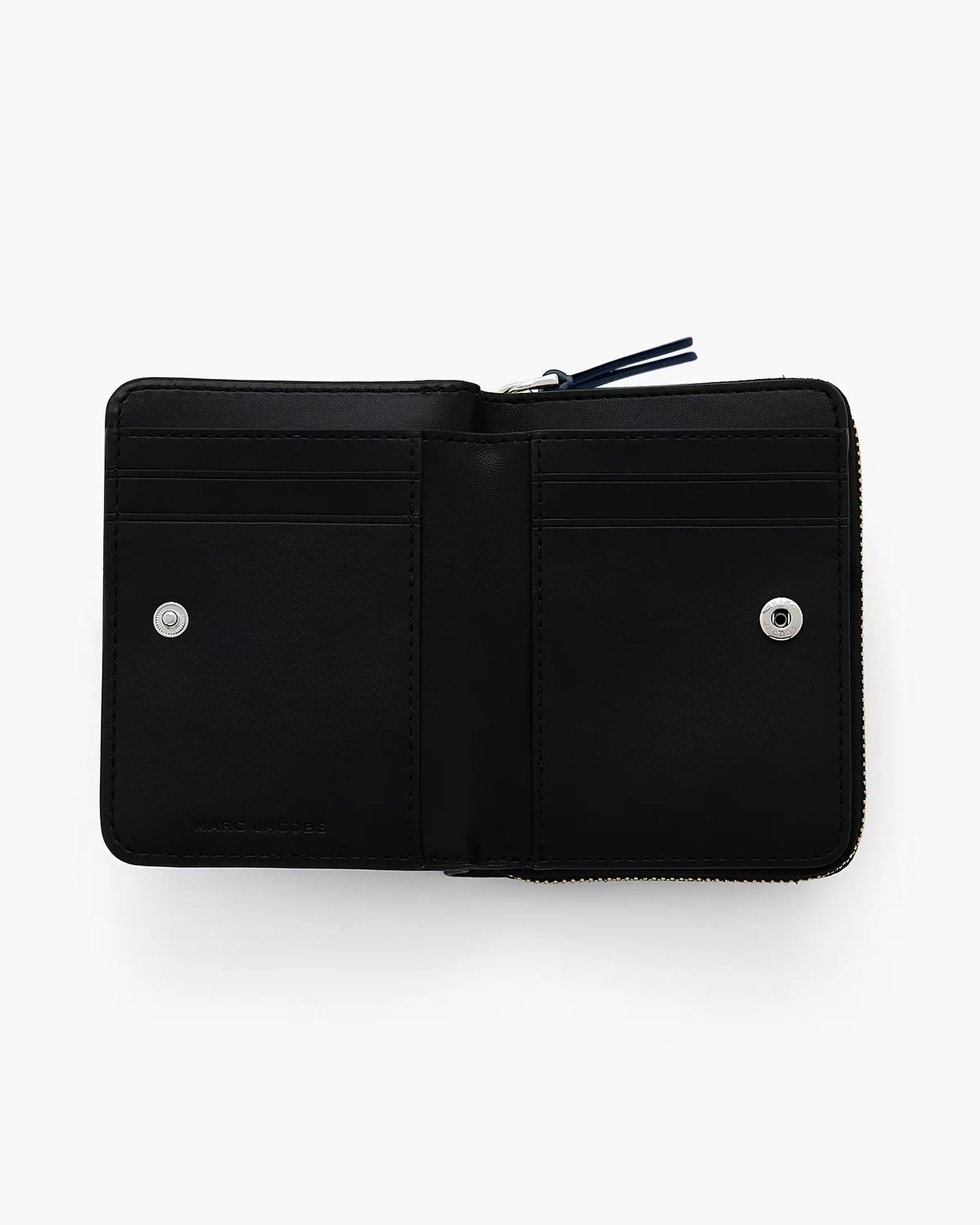 Marc Jacobs Marc Jacobs The Leather Mini Compact Wallet Blue Sea Blue Sea