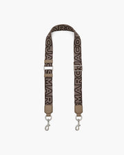 Marc Jacobs Marc Jacobs The Thin Outline Logo Webbing Strap Cement Multi Cement Multi