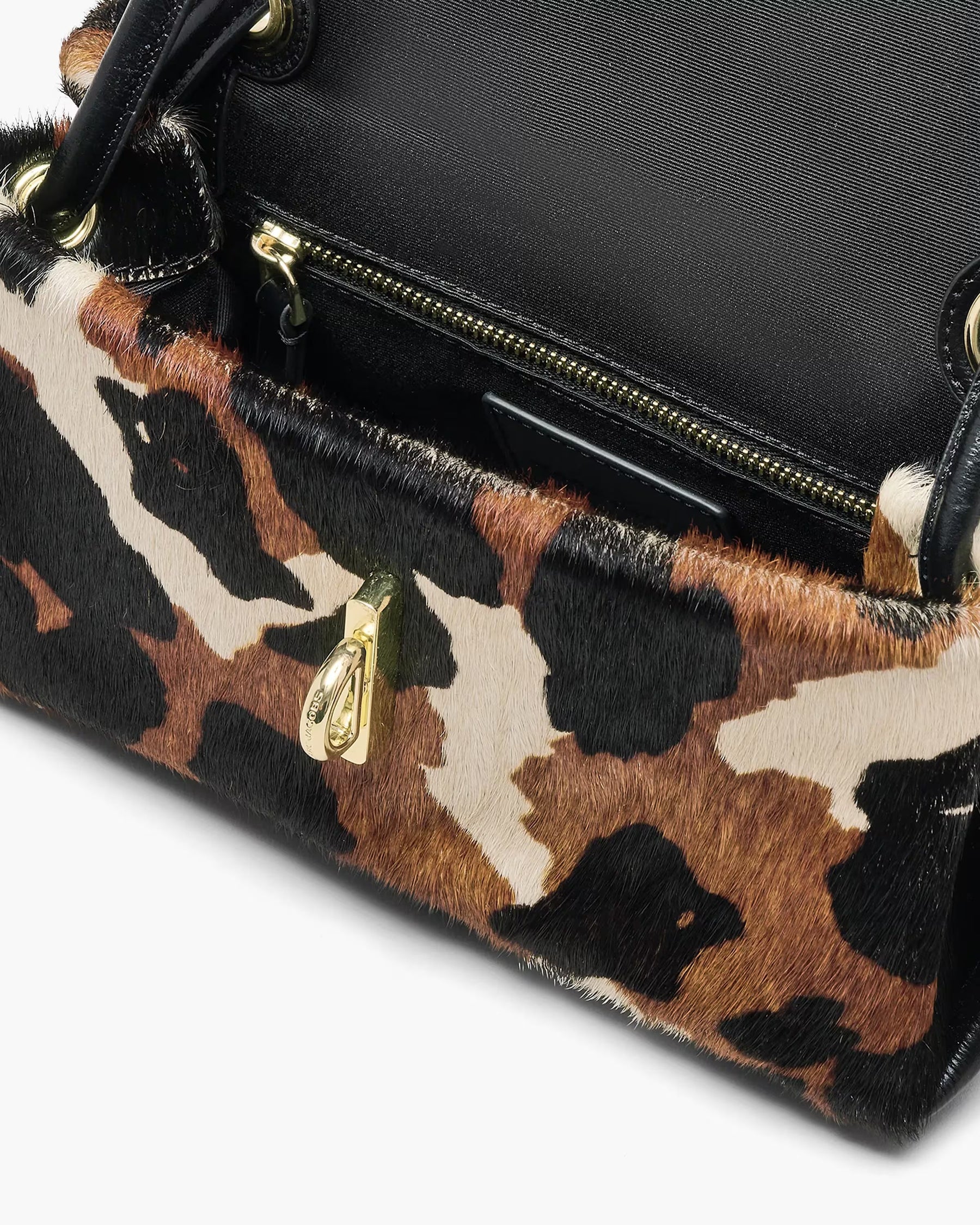 Marc Jacobs Marc Jacobs The Cow Haircalf Mini Dual Shoulder Bag Mocha Multi Mocha Multi