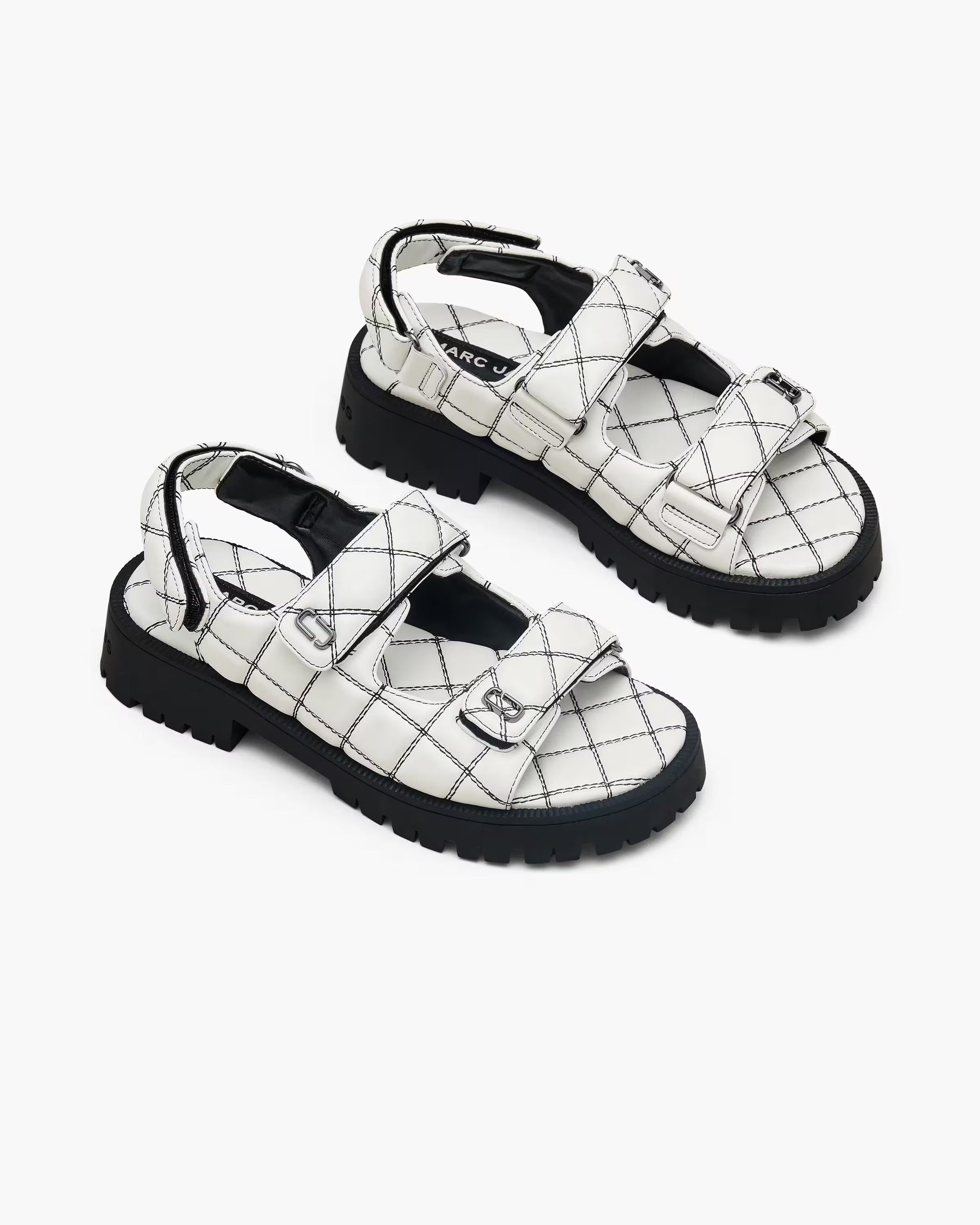 Marc Jacobs Marc Jacobs The Quilted Sunny Sandal White White