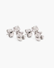 Marc Jacobs Marc Jacobs The Teddy Bear Stud Earrings Light Antique Silver Light Antique Silver