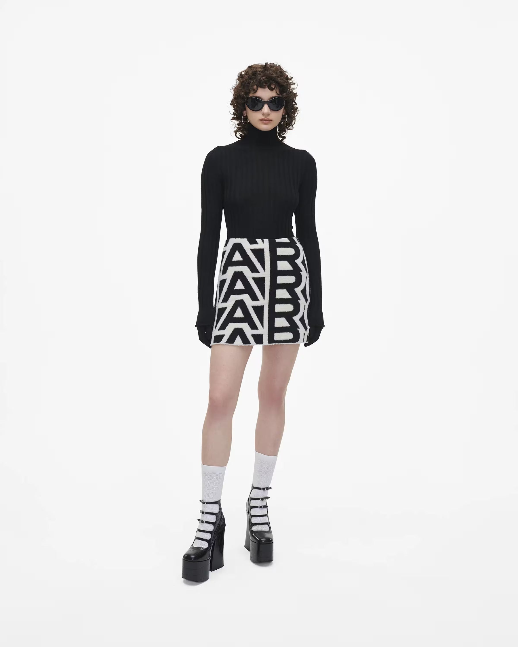 Marc Jacobs Marc Jacobs The Croc Embossed Kiki Ankle Boot Black Black