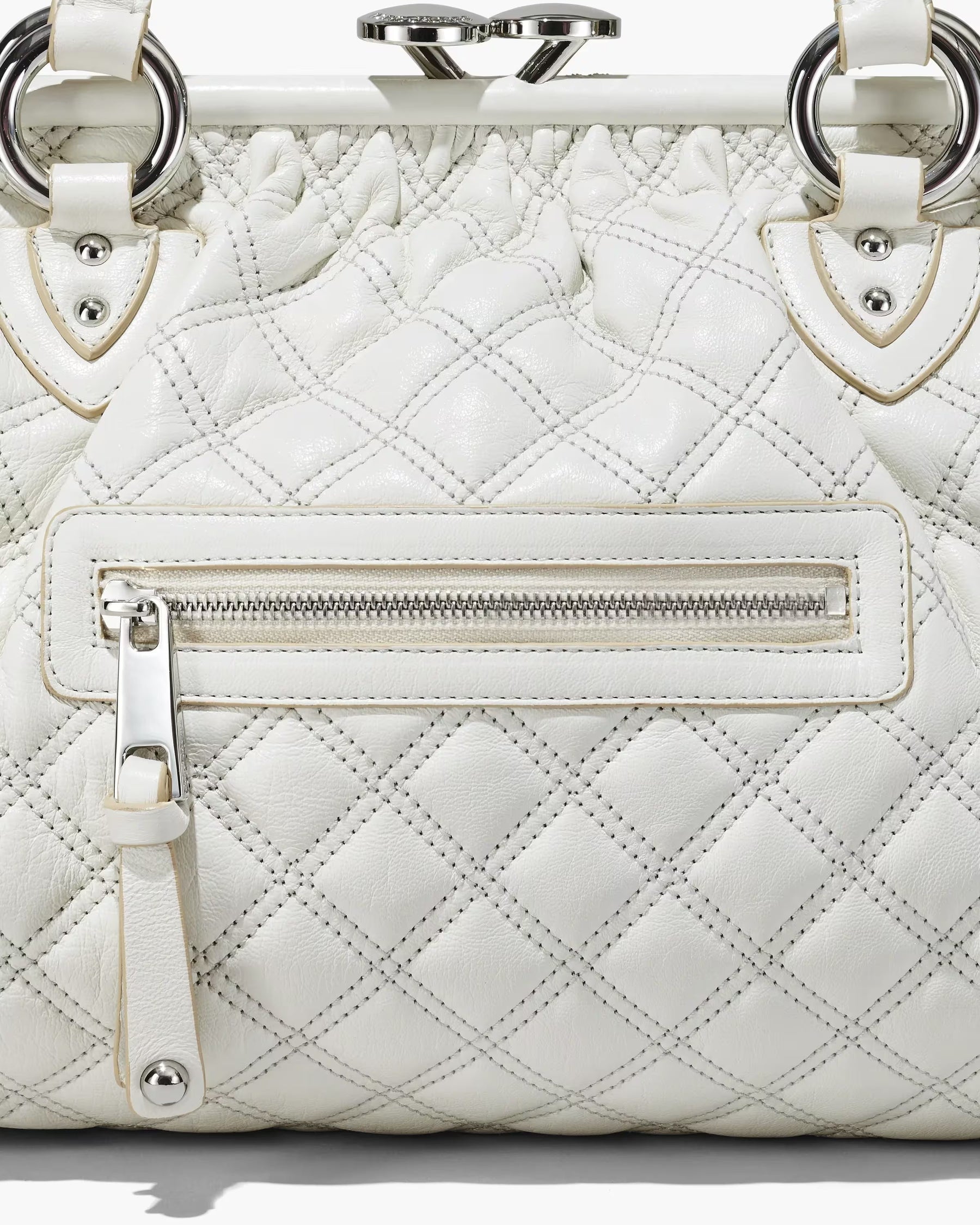 Marc Jacobs Marc Jacobs Re-Edition Quilted Leather Stam Bag Cloud White Cloud White