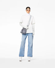 Marc Jacobs Marc Jacobs The Outline Logo Webbing Strap Wolf Grey Multi Wolf Grey Multi