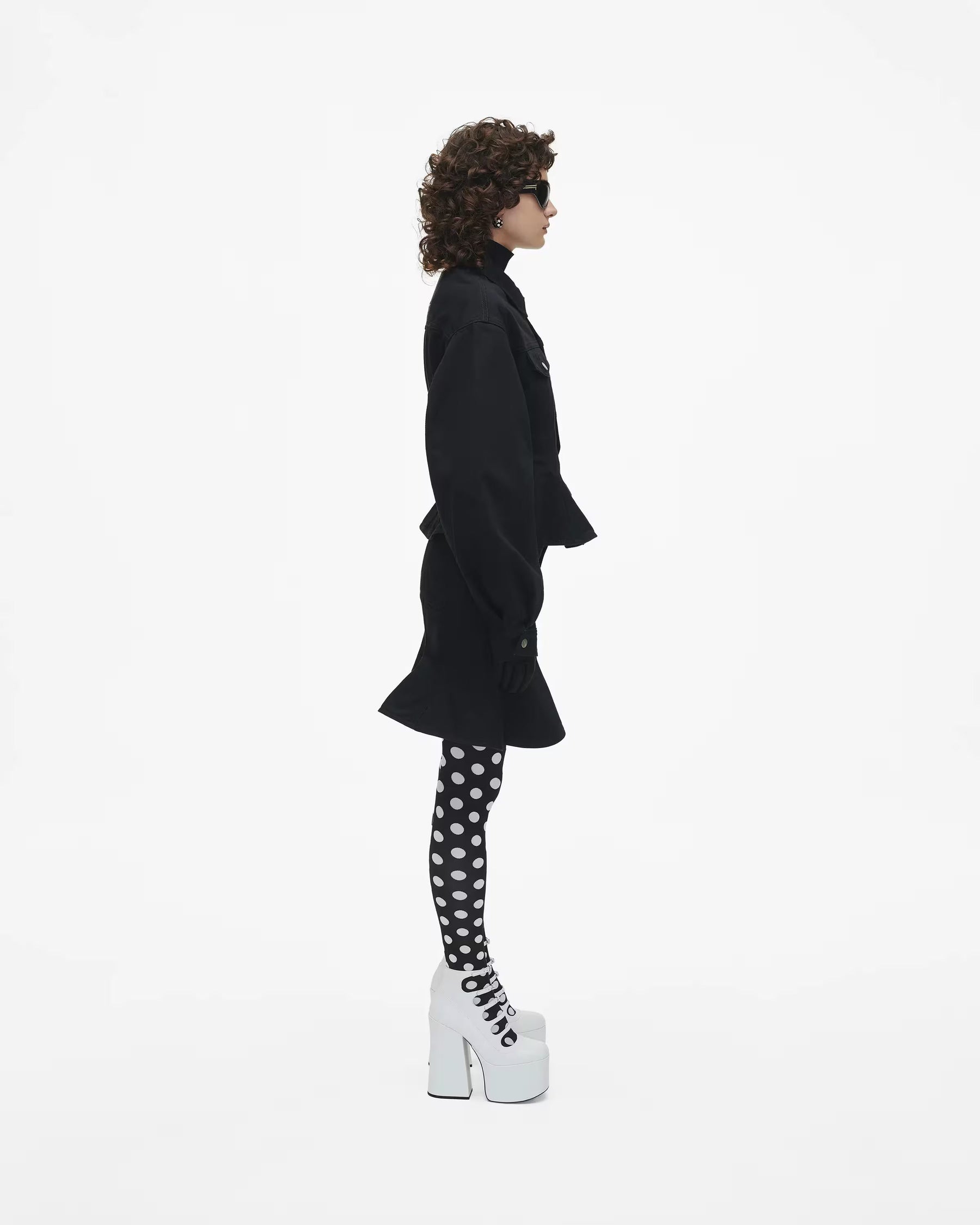 Marc Jacobs Marc Jacobs The Croc Embossed Kiki Ankle Boot Cotton White Cotton White