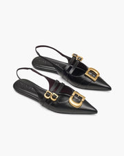 Marc Jacobs Marc Jacobs The Doll Shoe Slingback Black Black