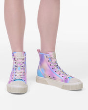 Marc Jacobs Marc Jacobs The Airbrush Canvas Sneaker Blue Multi Blue Multi