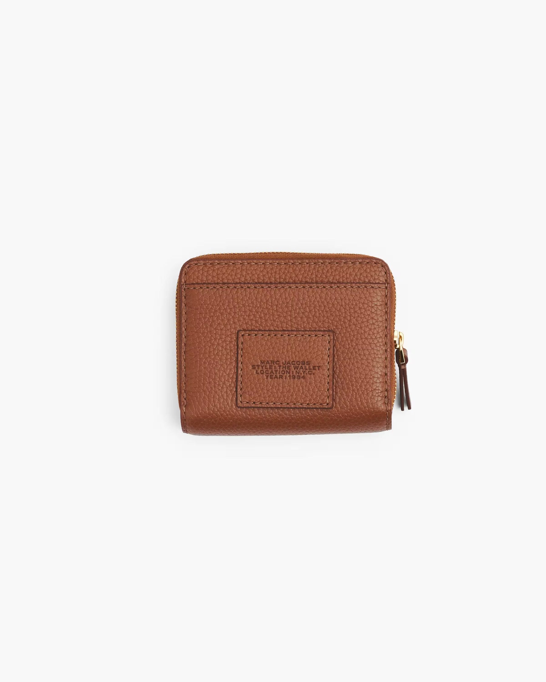 Marc Jacobs Marc Jacobs The Leather Mini Compact Wallet Argan Oil Argan Oil