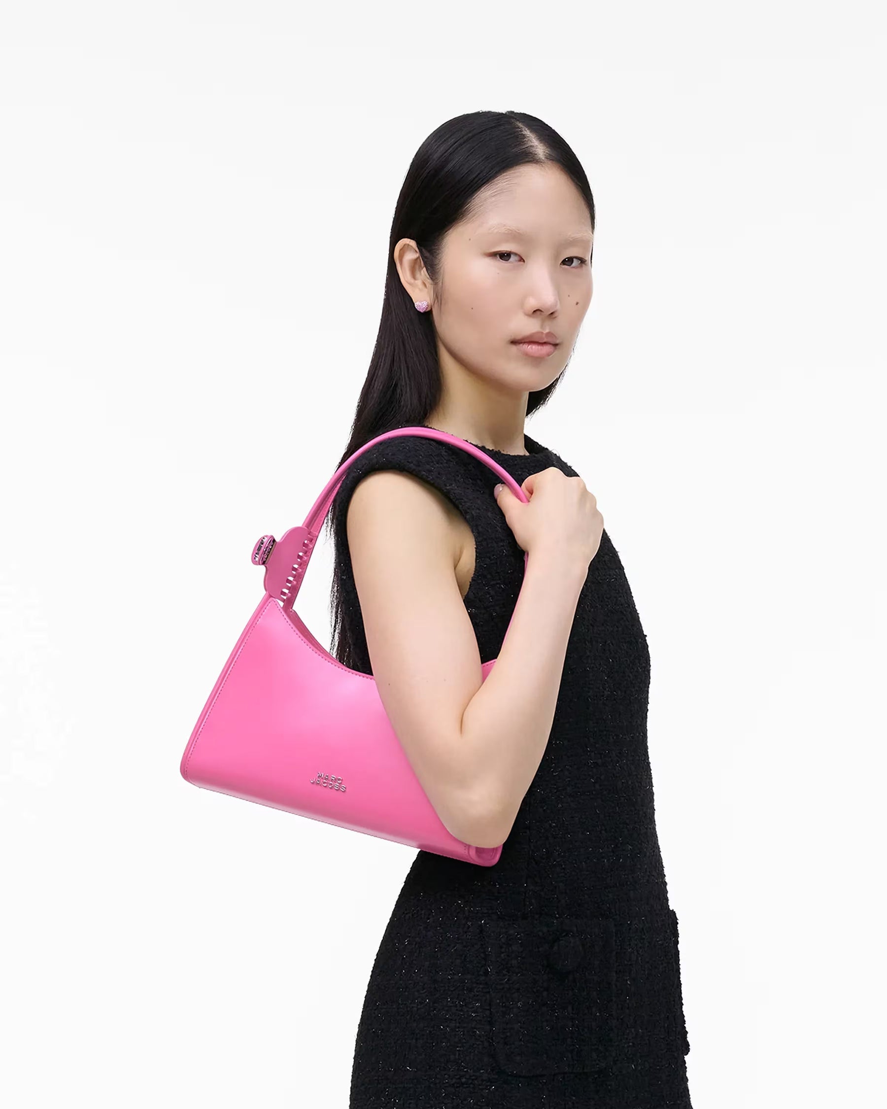 Marc Jacobs Marc Jacobs The Glam Claw Clip Shoulder Bag Bow Pink Bow Pink