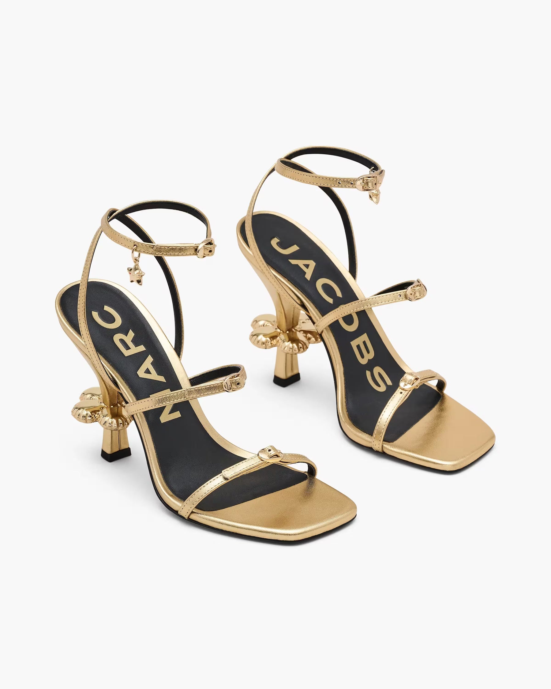 Marc Jacobs Marc Jacobs The Metallic Leather Daisy Heel Gold Gold
