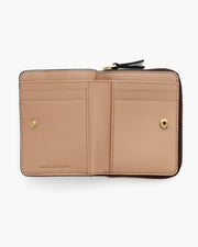 Marc Jacobs Marc Jacobs The Leather Mini Compact Wallet Ganache Ganache