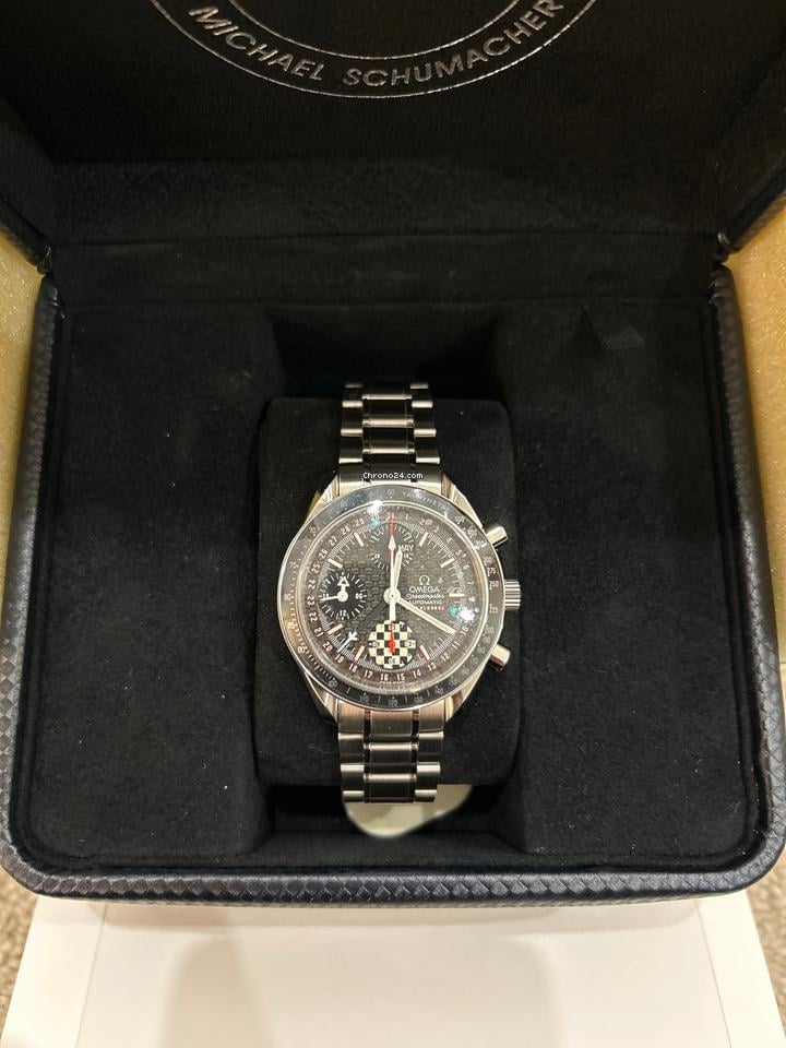 Omega Speedmaster Day Date Schumacher Full Set Unworn (Stickers on)
