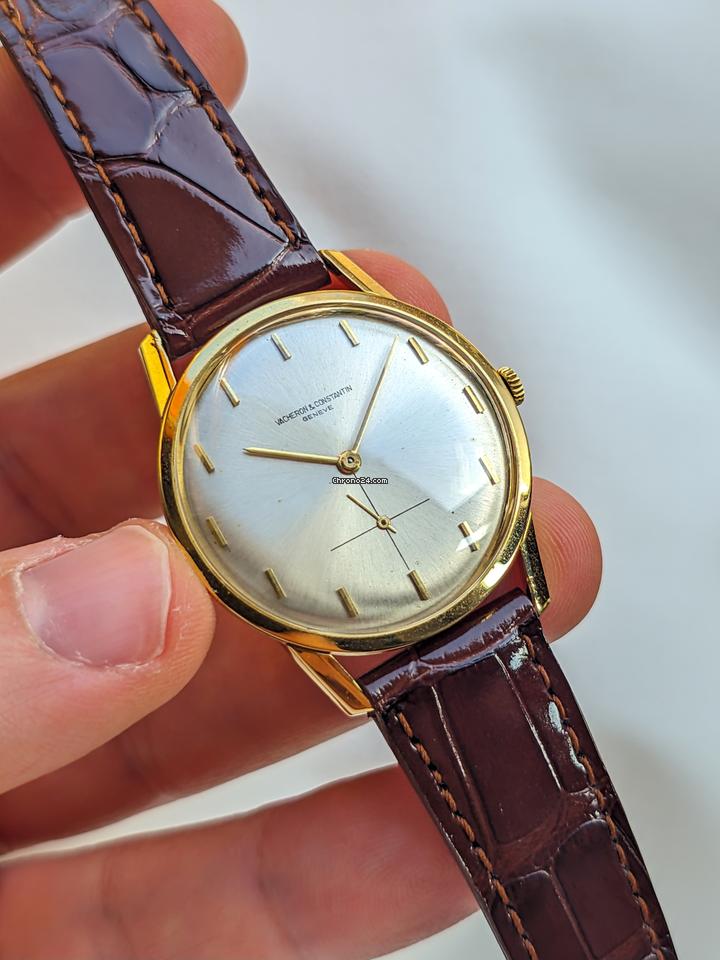 Vacheron Constantin Patrimony 6456 Gold 18kt 0.750 Jumbo Like New Overseas