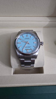 Rolex | Oyster Perpetual | 126000 | 36 mm | Steel | Turquoise | Automatic