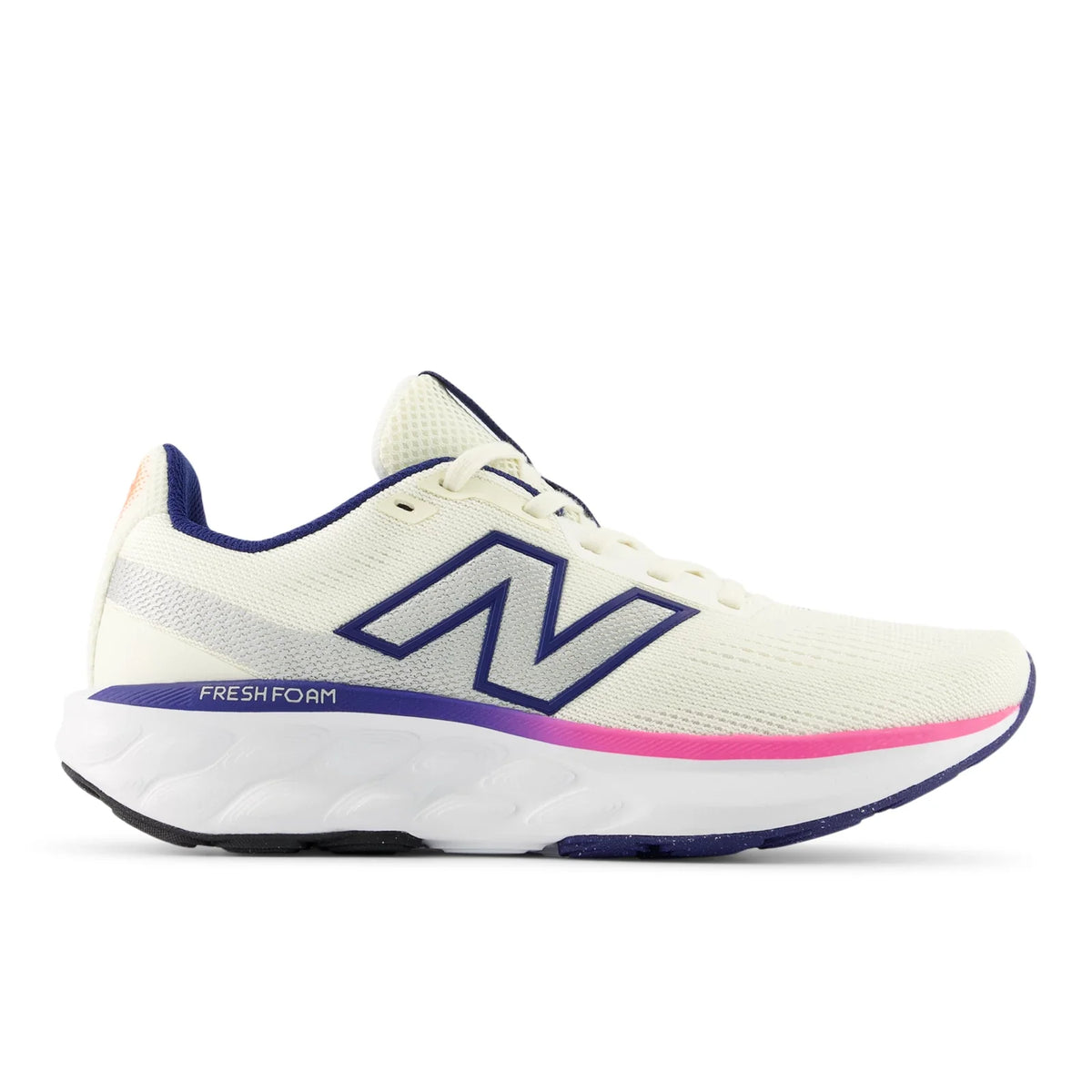 New Balance Fresh Foam 520V9 Angora With Blue Oyster And Tangerine Heat Womens Angora With Blue Oyster And Tangerine Heat