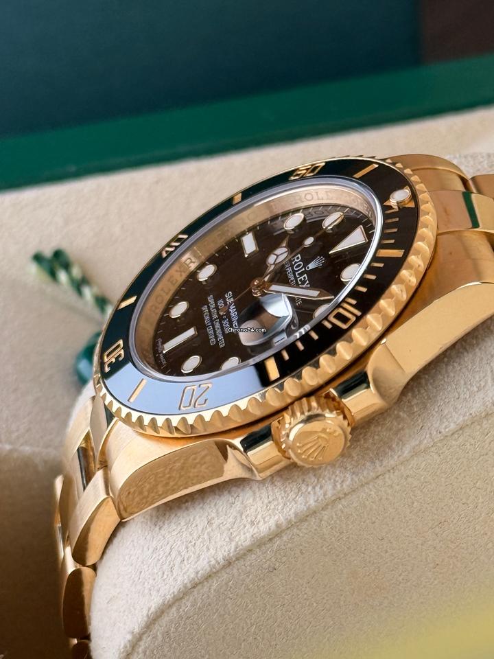 Rolex | Submariner | 116618LN | Yellow gold | 40 mm | Yellow gold | Black | Automatic