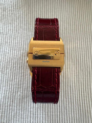 Cartier Santos 100 Diamond Rose Gold Ladies Watch WM502151