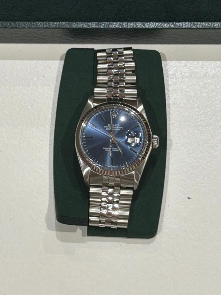Rolex | Datejust | 16014 | Steel | 36 mm | Steel | Blue | Automatic