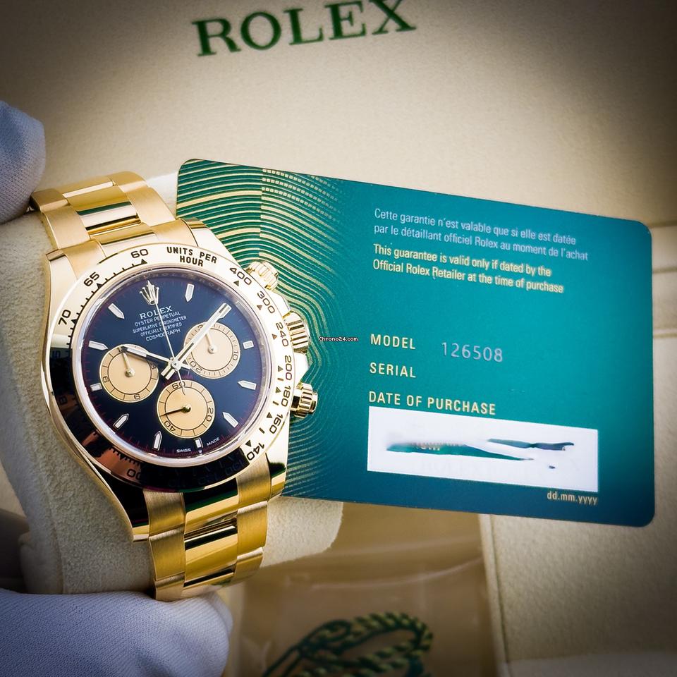 Rolex | Daytona | 126508 | Yellow gold | 40 mm | Yellow gold | Champagne | Automatic