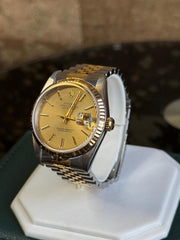 Rolex | Datejust | 16233 | Gold/Steel | 36 mm | Gold/Steel | Champagne | Automatic