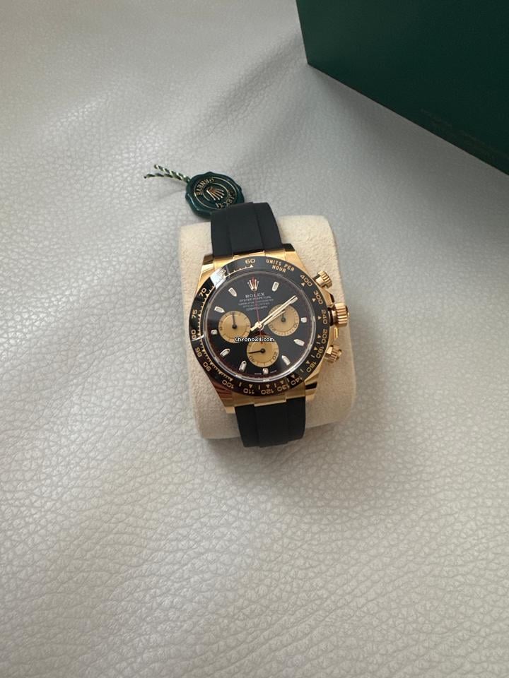 Rolex | Daytona | 116518LN | Yellow gold | 40 x 43 mm | Rubber | Black | Automatic