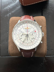 Breitling Navitimer GMT1 B04 Chronograph Gmt 48 Brown Leather Strap