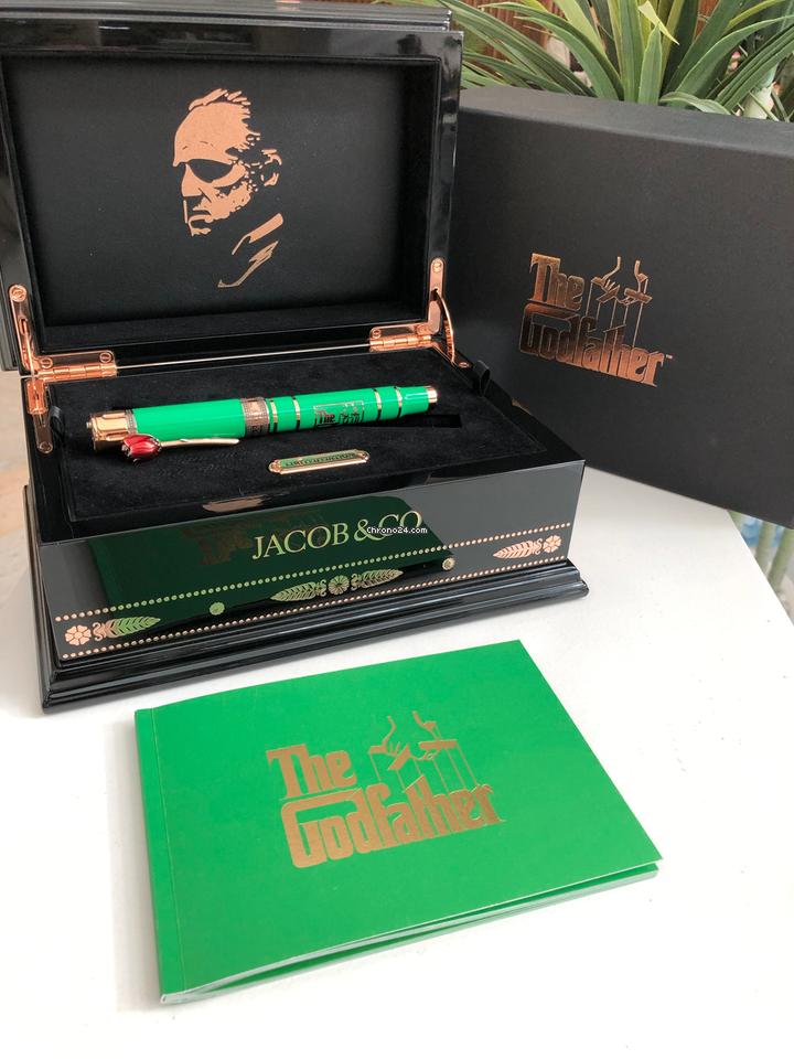 Jacob & Co.“The Godfather” Pen Green Limited Edition of 499 Pieces Full set 2024