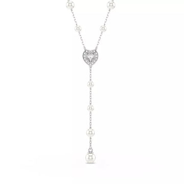 Swarovski® Ss25 Capsule Women's Base Metal Necklace - Silver 5720855
