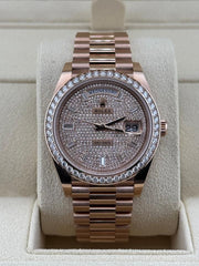 Rolex | Day-Date | 228345RBR | Rose gold | 40 x 48 mm | Rose gold | Gold (solid) | Automatic