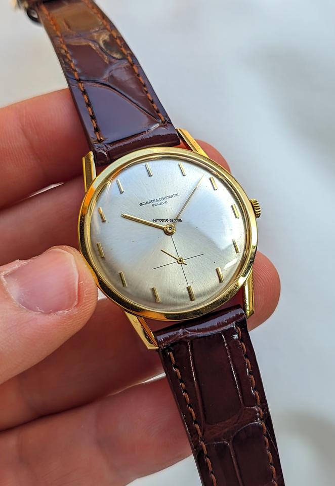 Vacheron Constantin Patrimony 6456 Gold 18kt 0.750 Jumbo Like New Overseas
