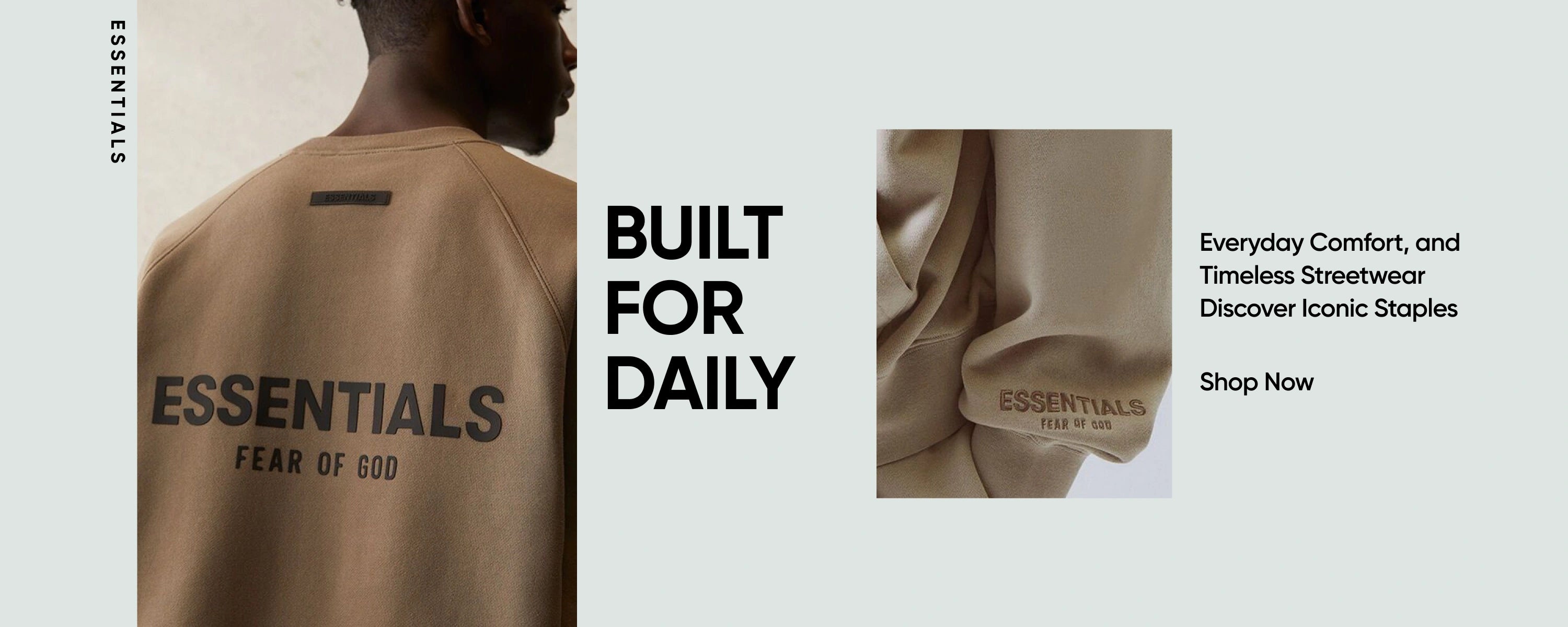 Essentials brown sweatshirt